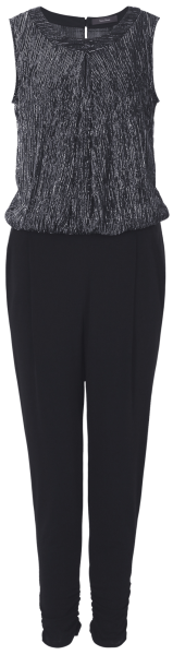 Jumpsuit in patch black-black