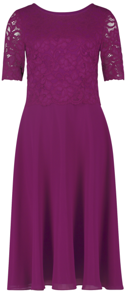 Mittellanges Kleid in real purple