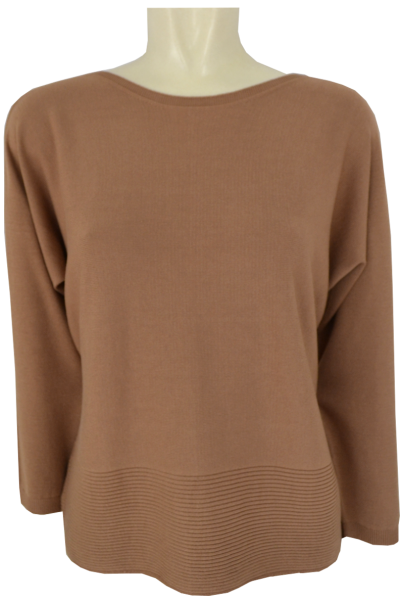 Pullover in caramel