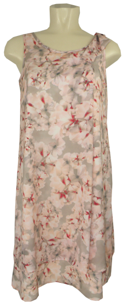 Etui Kleid in allover gemustert