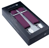 Hosenträger in burgundy