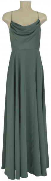 Langes Ballkleid in dark forest