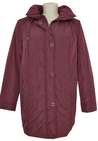 Warmer Outdoor Jacke in beere