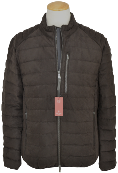 Warme Outdoor Steppjacke in brown