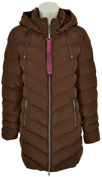 Warme Steppjacke in brown
