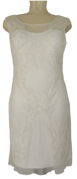 Cocktailkleid in cream white