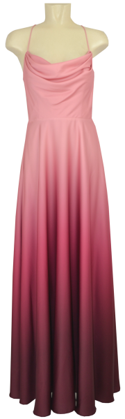 Langes Ballkleid in Rose-Dark-Pink