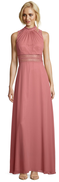 Langes Ballkleid in cozy pink