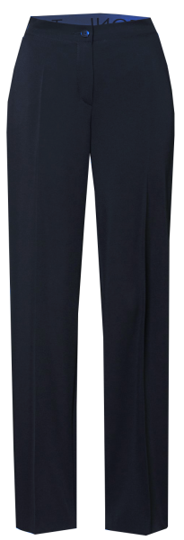 Leichte Stoffhose in marine blau