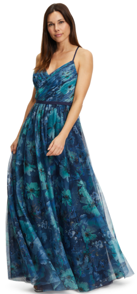 Abendkleid in dark blue mint