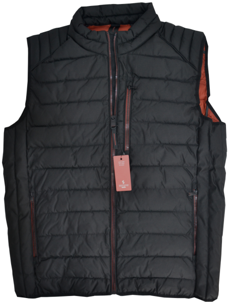 Outdoor Steppweste in schwarz