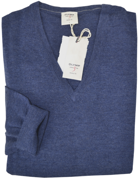 LEVEL FIVE Pullover in Jeans-Blau