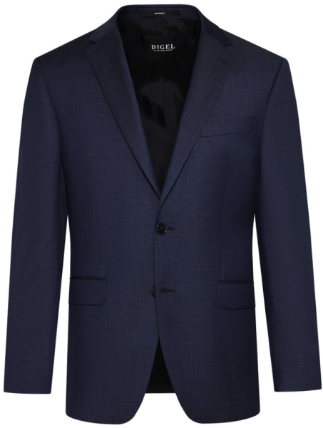 Anzug Blazer in mittel blau mit Struktur