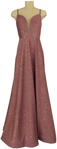 Ballkleid lang in burgundy