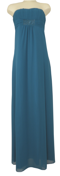 Ballkleid lang in shadow blue