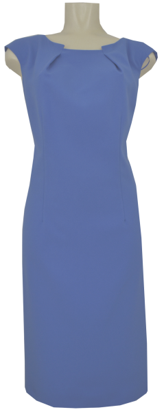 Mittellanges Kleid in rauchblau