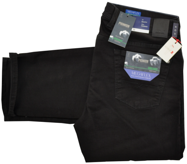 Bequeme Kurzleib Jeans in black