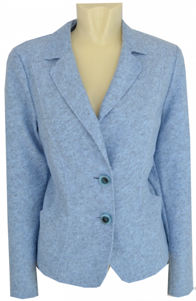 Blazer Jacke in bleu meliert