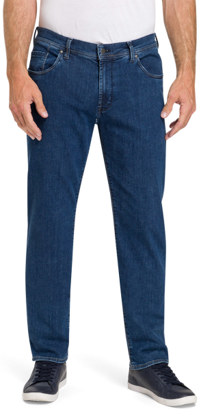 Bequeme Kurzleib Jeans in blue/stone washed