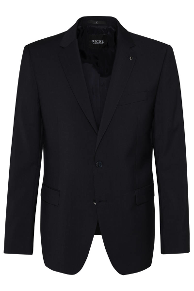 Leicht taillierter Anzug AMF-Blazer in Marine Blau