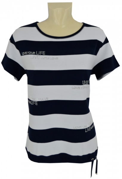 1/2 Arm T-Shirt in geringelt