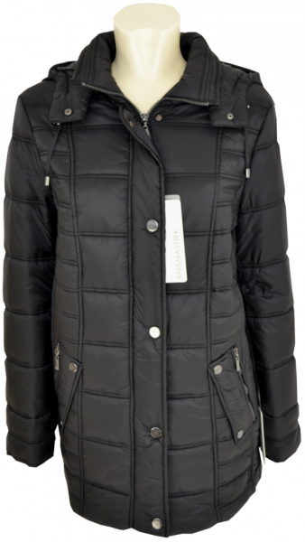 Warme Steppjacke in schwarz