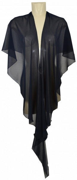 Lange Chiffon Stola in night sky