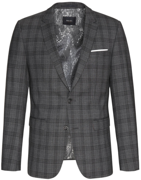 Anzug Blazer EXTRA SLIM FIT in anthrazit kariert