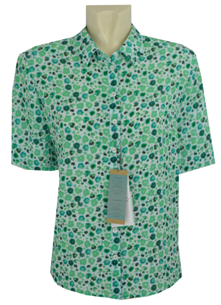 1/2 Arm Bluse mit Blüten