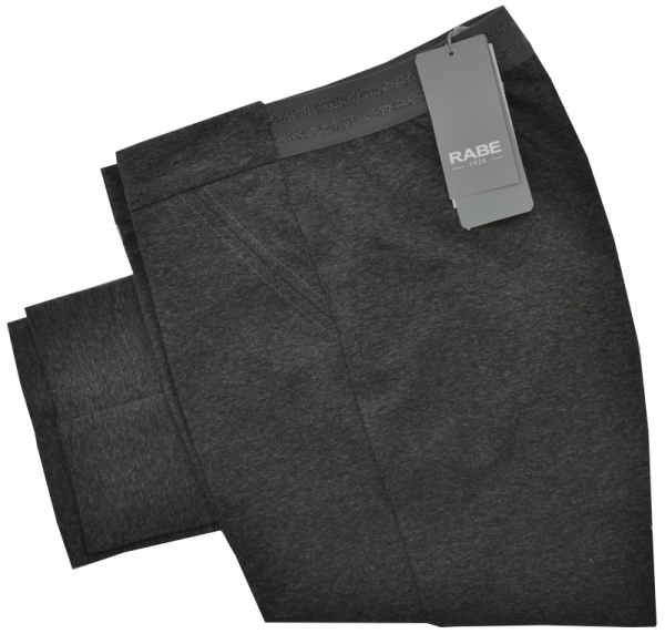 Jersey Hose ohne Bund in anhrazit meliert