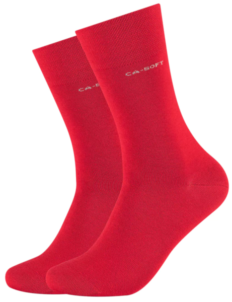 Socken in true red