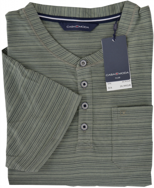 1/2 Arm T-Shirt in oliv gemustert