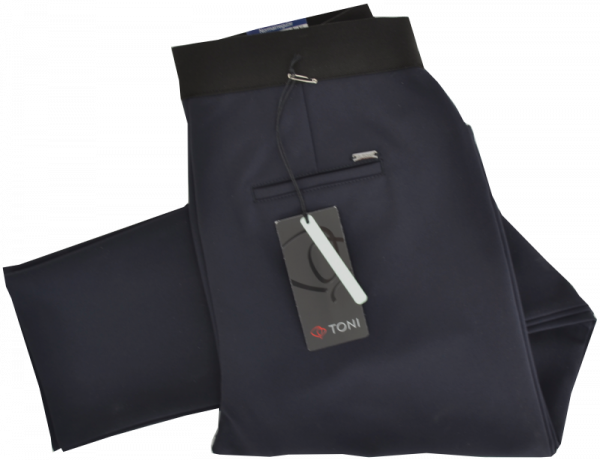 Edle Freizeithose in dunkel blau
