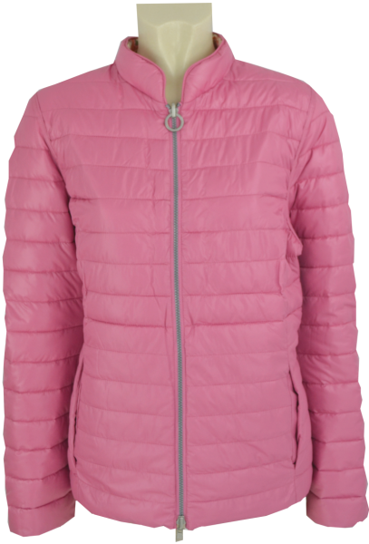 Leichte Wende Steppjacke in rose -und rose-khaki