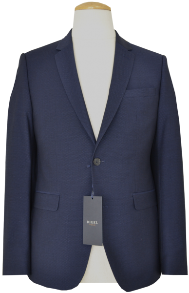 Anzug Blazer EXTRA SLIM FIT in blau mit Struktur