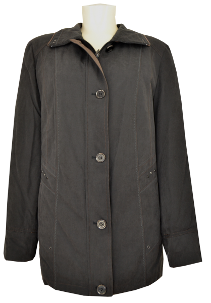 Warme Outdoor Jacke in schwarz