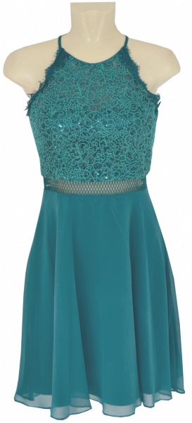 Cocktailkleid in dark emerald