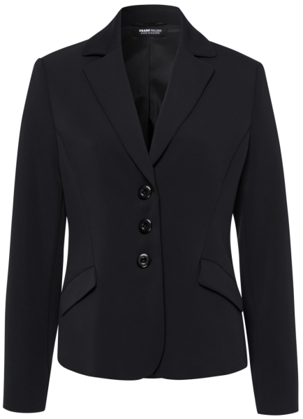 3 -Knopf Blazer in uni schwarz