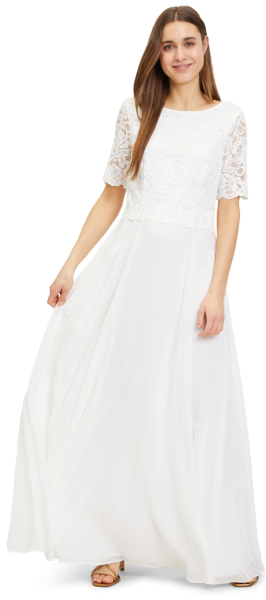Langes Brautkleid in weiß