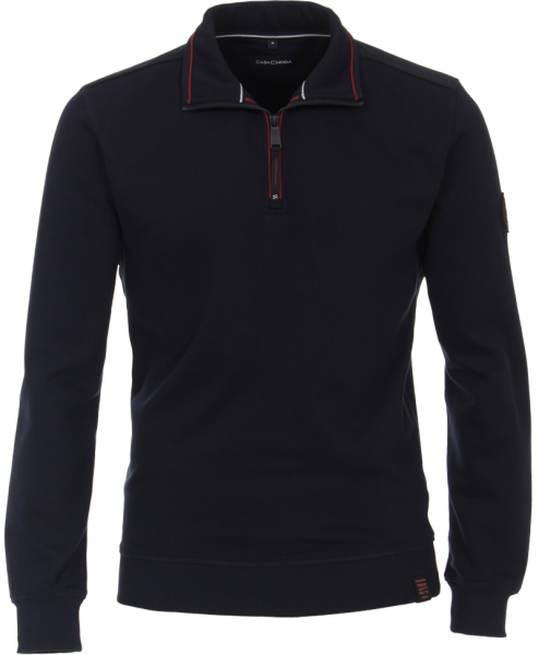 Sweat als Troyer in marine-blau