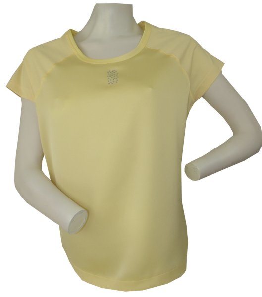 1/4 Arm Shirt in uni gelb