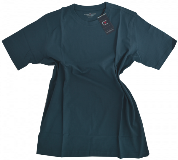 1/2 Arm T-Shirt in uni petrol-blau