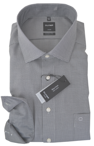 Modern Fit Business und Freizeithemd in anthrazit