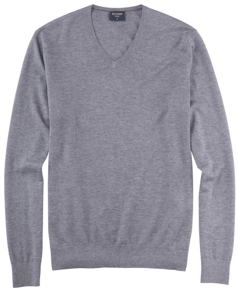 LEVEL FIVE Pullover in grau meliert