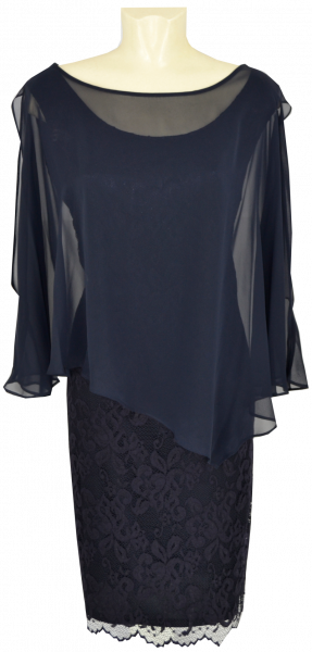 Mittellanges Kleid in night sky