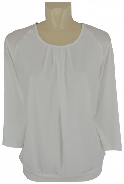 3/4 Arm Shirt in uni ecru