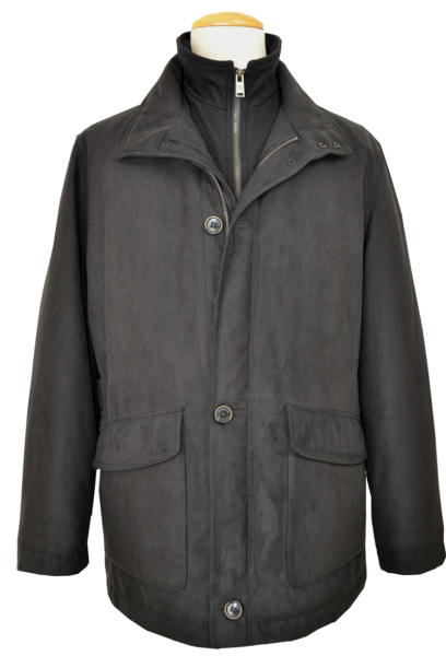 Warme Outdoor Jacke in Anthrazit