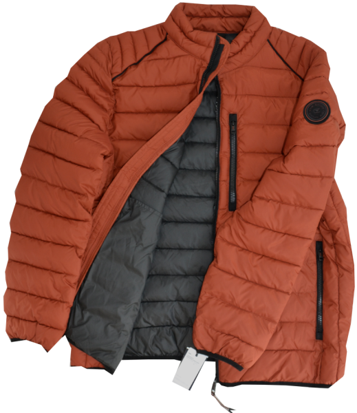 Outdoor Steppjacke in orange