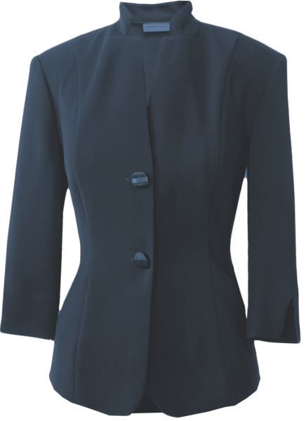 Blazer mit 3/4 Arm in marine blau