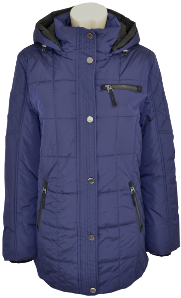 Daunen Steppjacke in royal blau